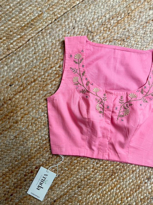 Wind Flower pink Blouse