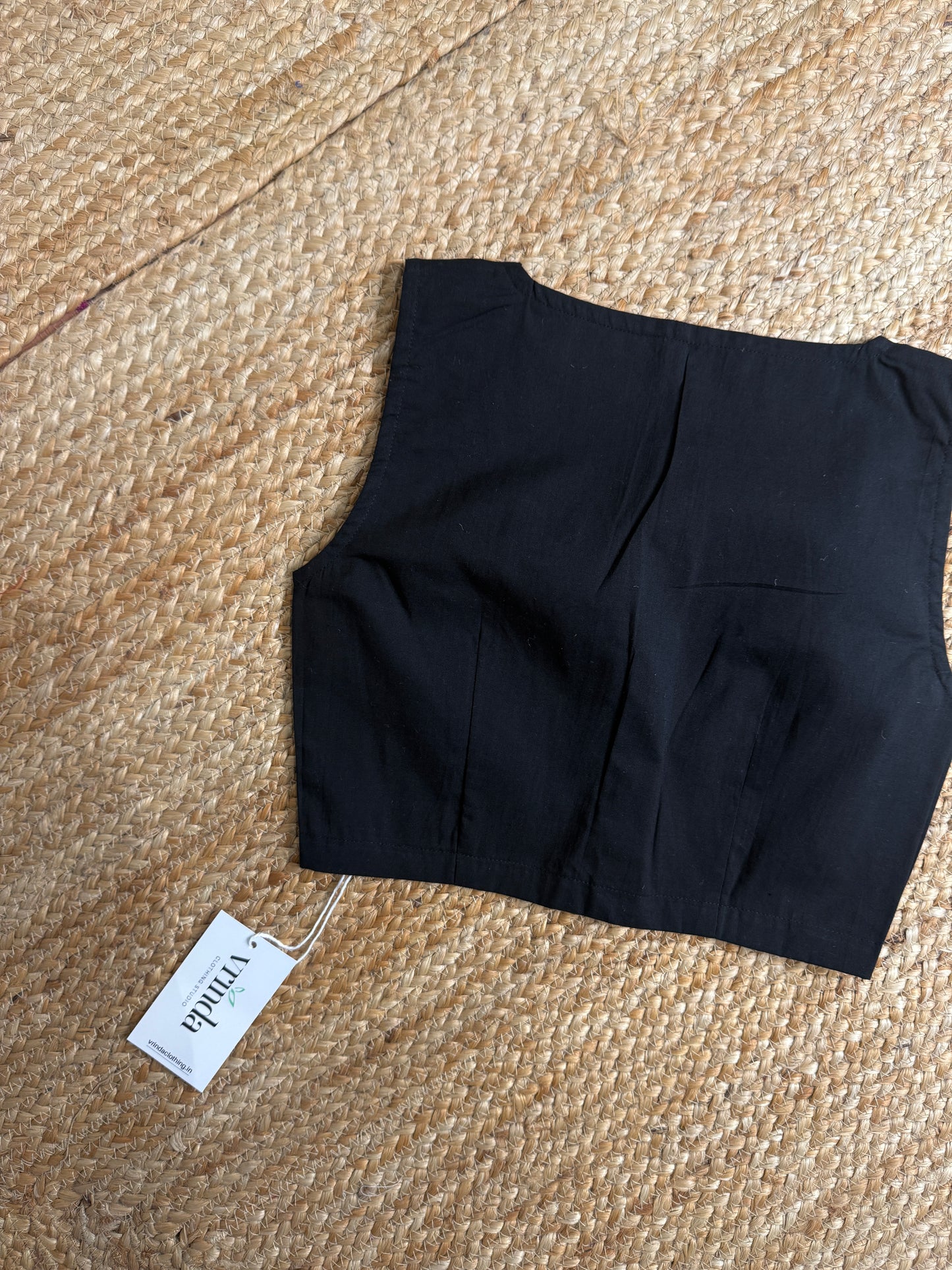 Wind Flower Black Blouse