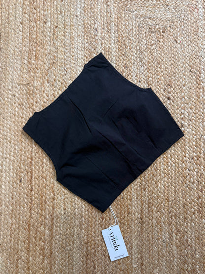 Wind Flower Black Blouse