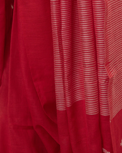 Abriti Red Saree