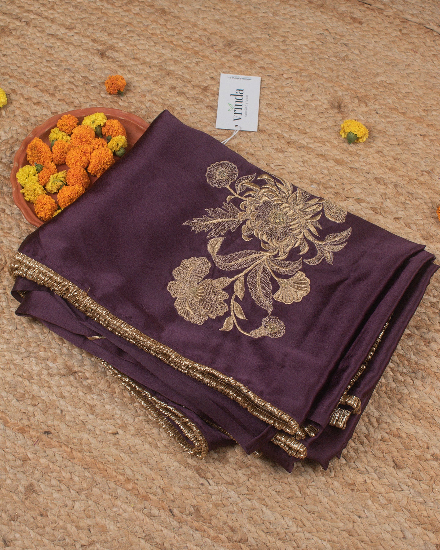 Adrika Amethyst Purple Saree