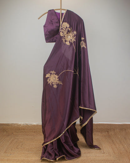Adrika Amethyst Purple Saree