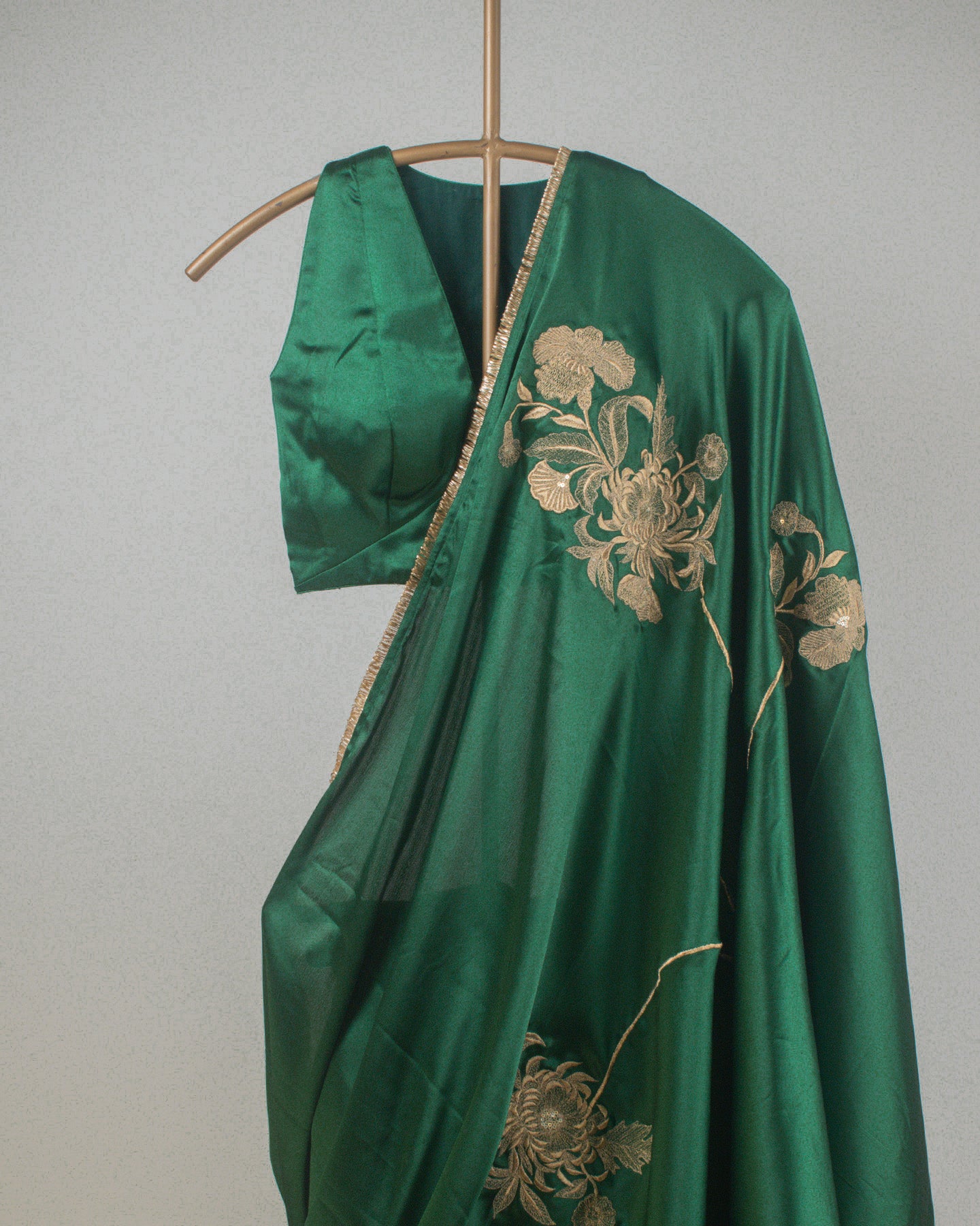 Adrika Emerald Green Saree