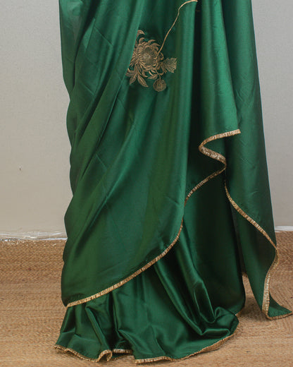 Adrika Emerald Green Saree