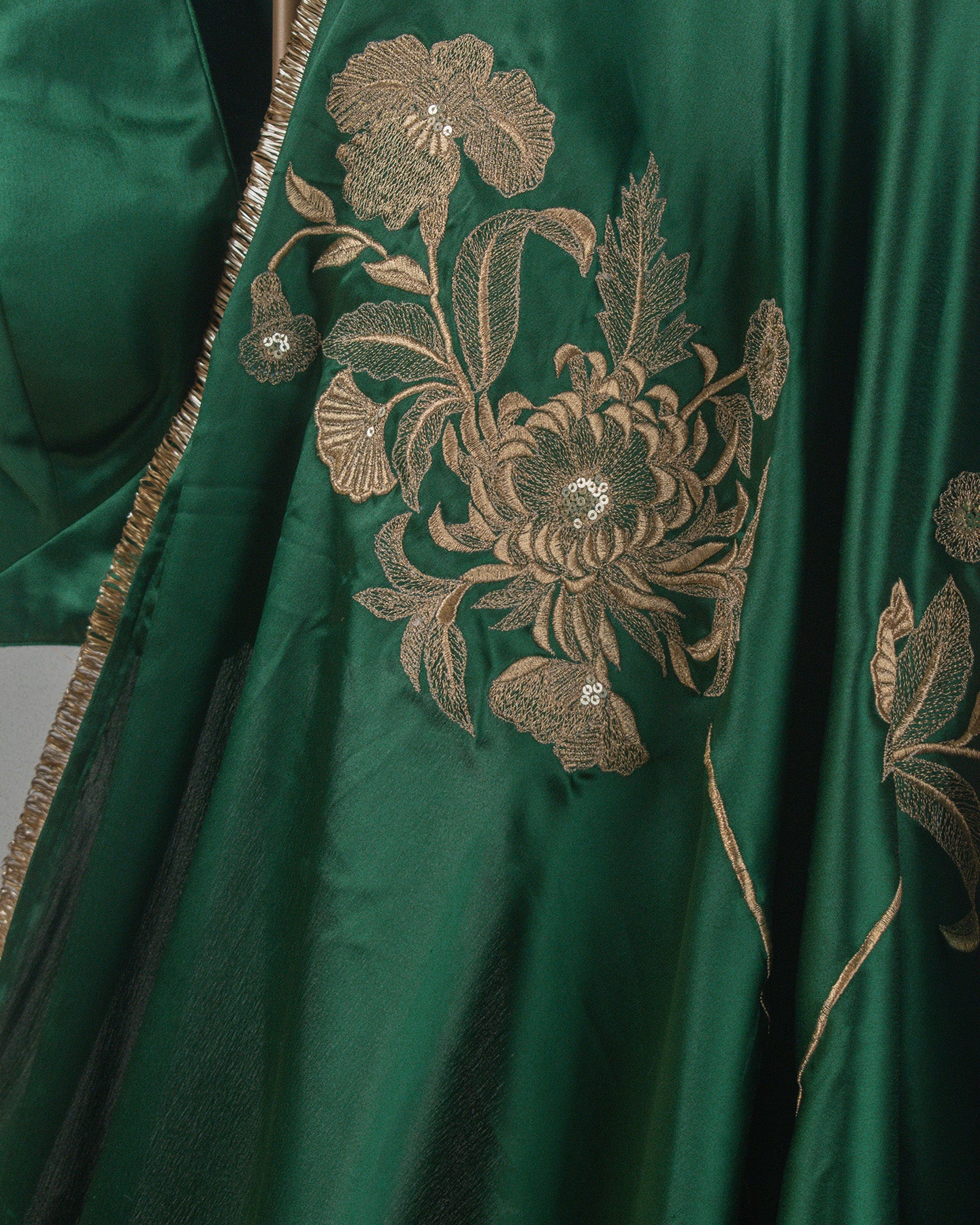 Adrika Emerald Green Saree