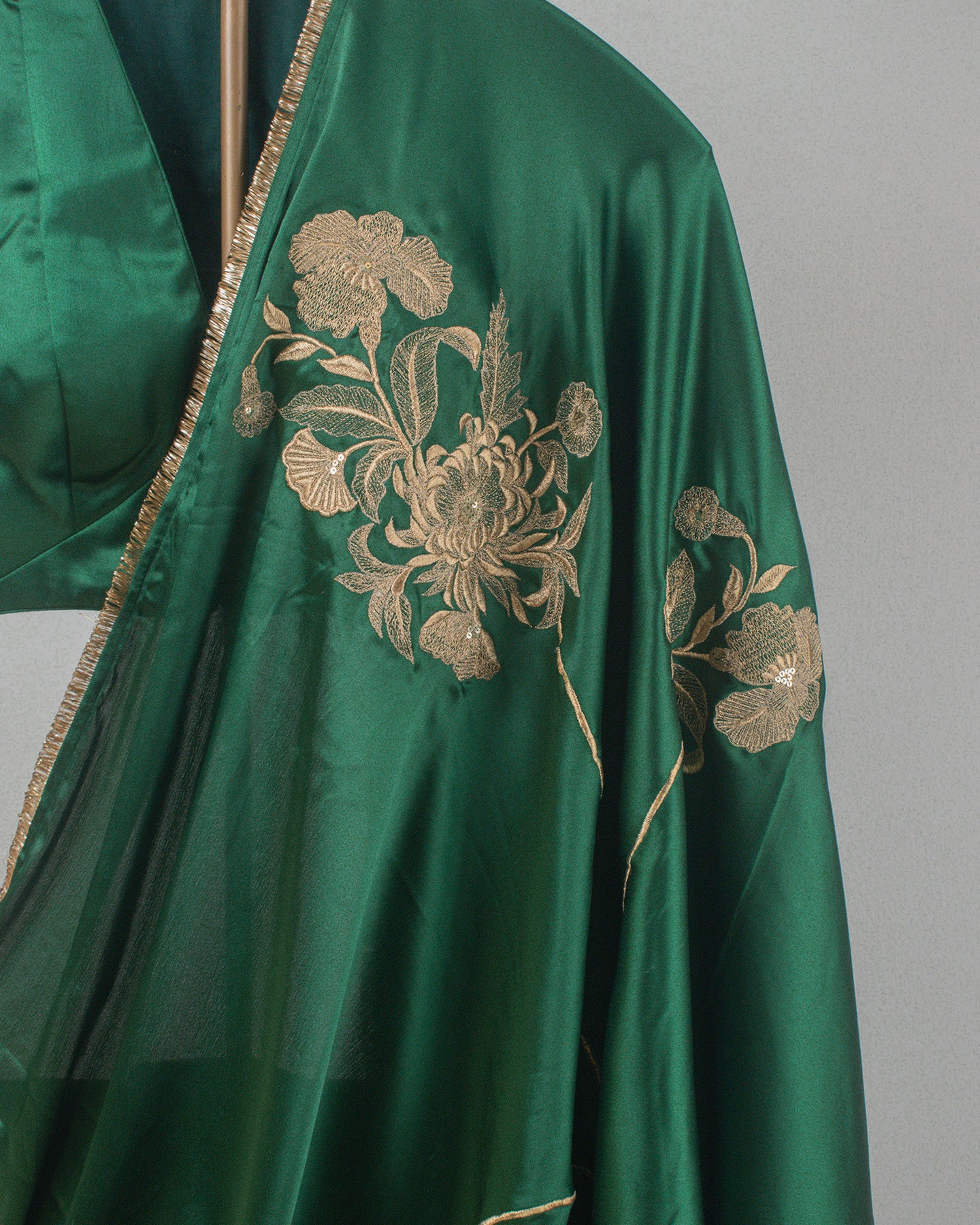 Adrika Emerald Green Saree