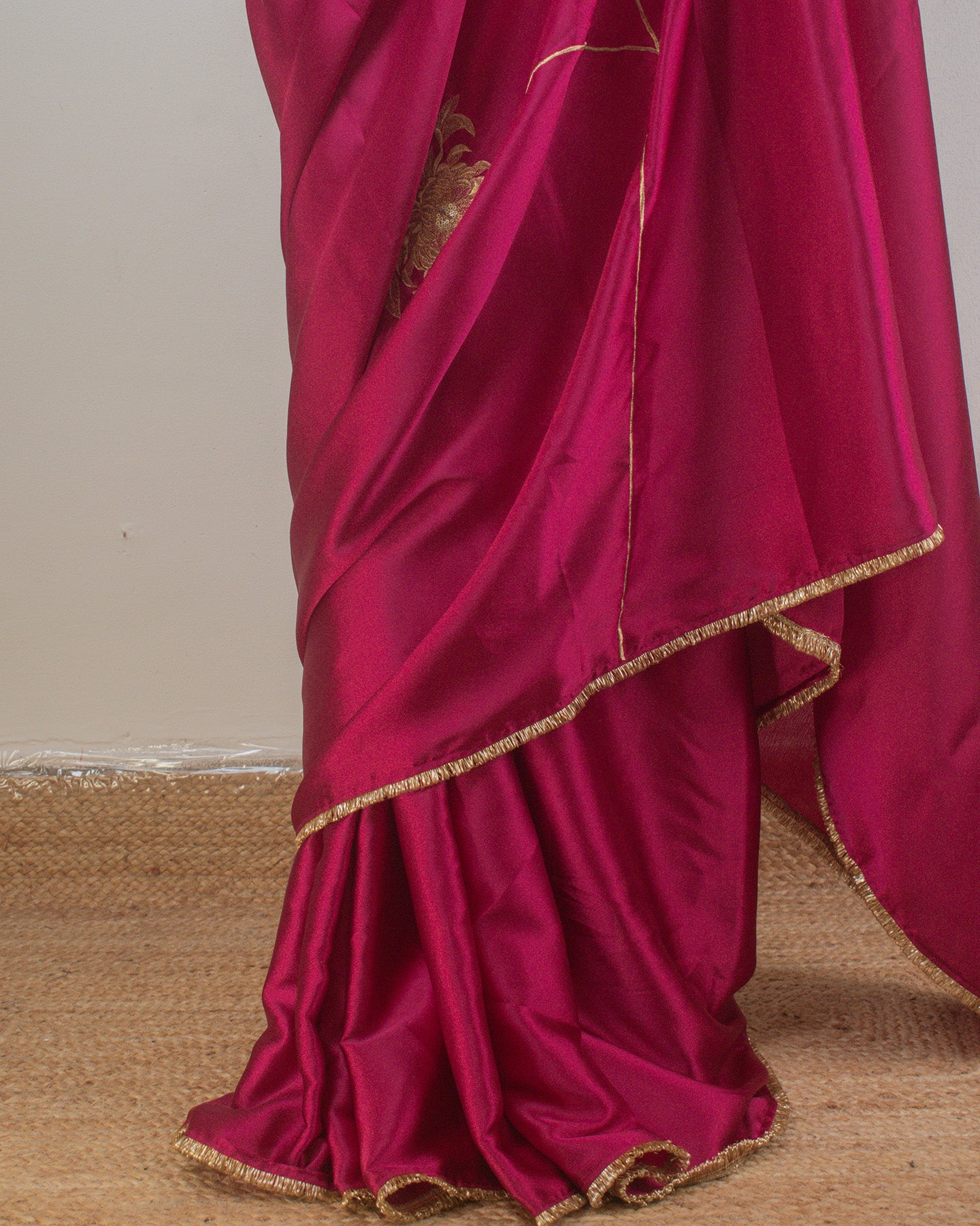 Adrika Ruby Pink Saree