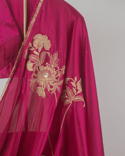 Adrika Ruby Pink Saree