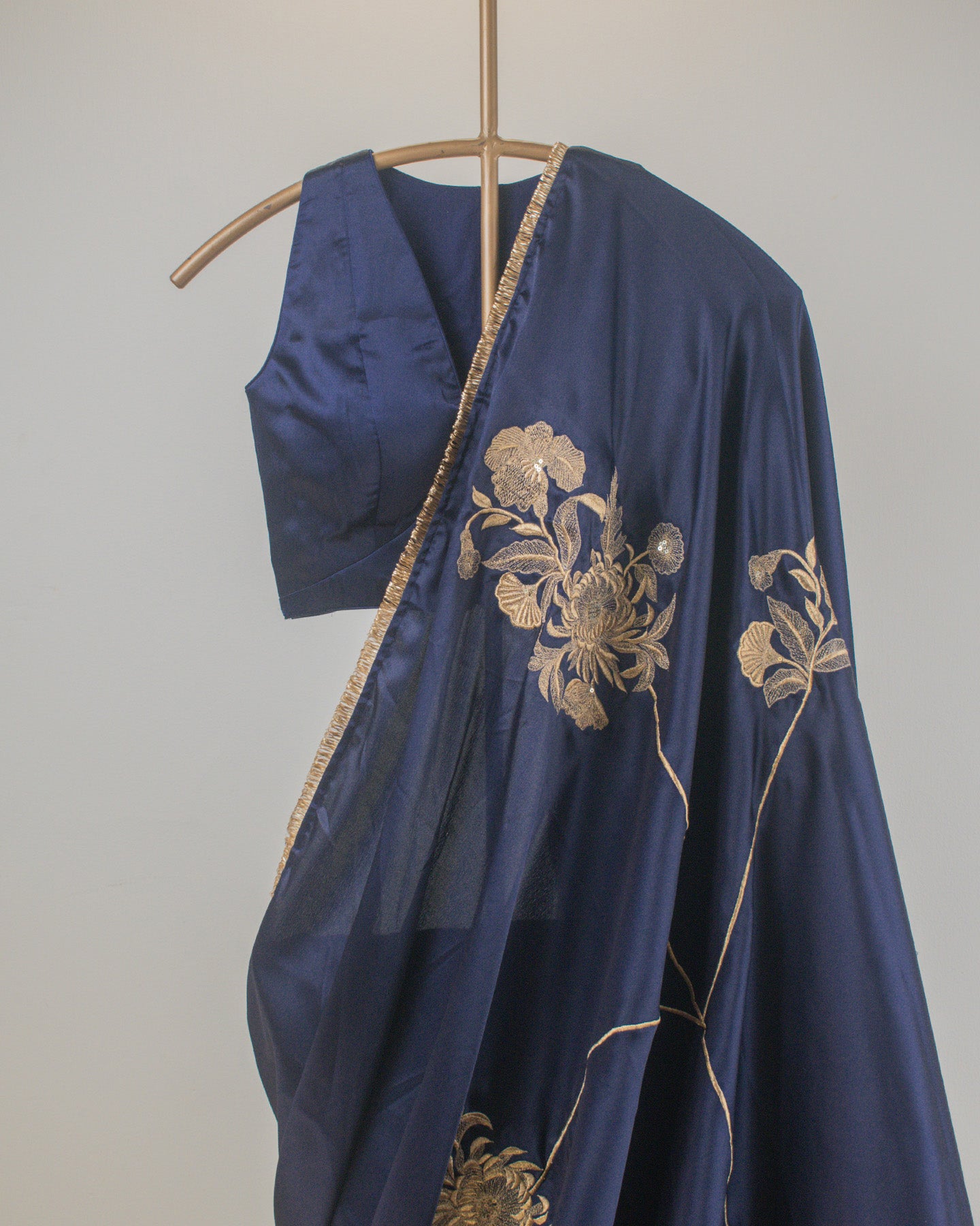 Adrika Sapphire Blue Saree