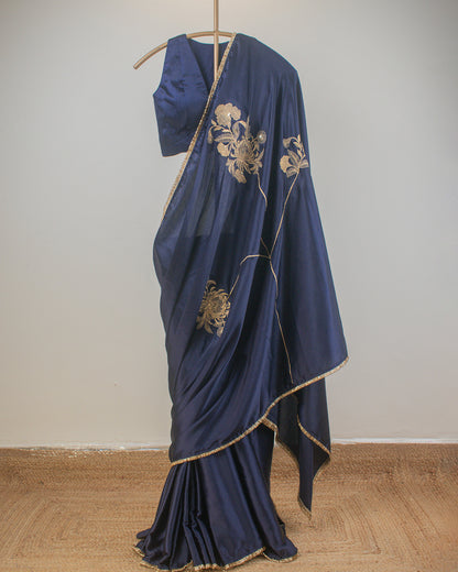 Adrika Sapphire Blue Saree