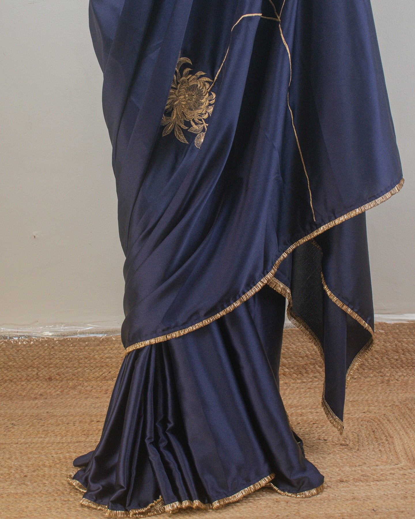 Adrika Sapphire Blue Saree