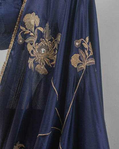 Adrika Sapphire Blue Saree