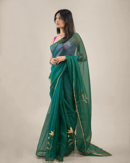 Aranyi Padma Zari Saree
