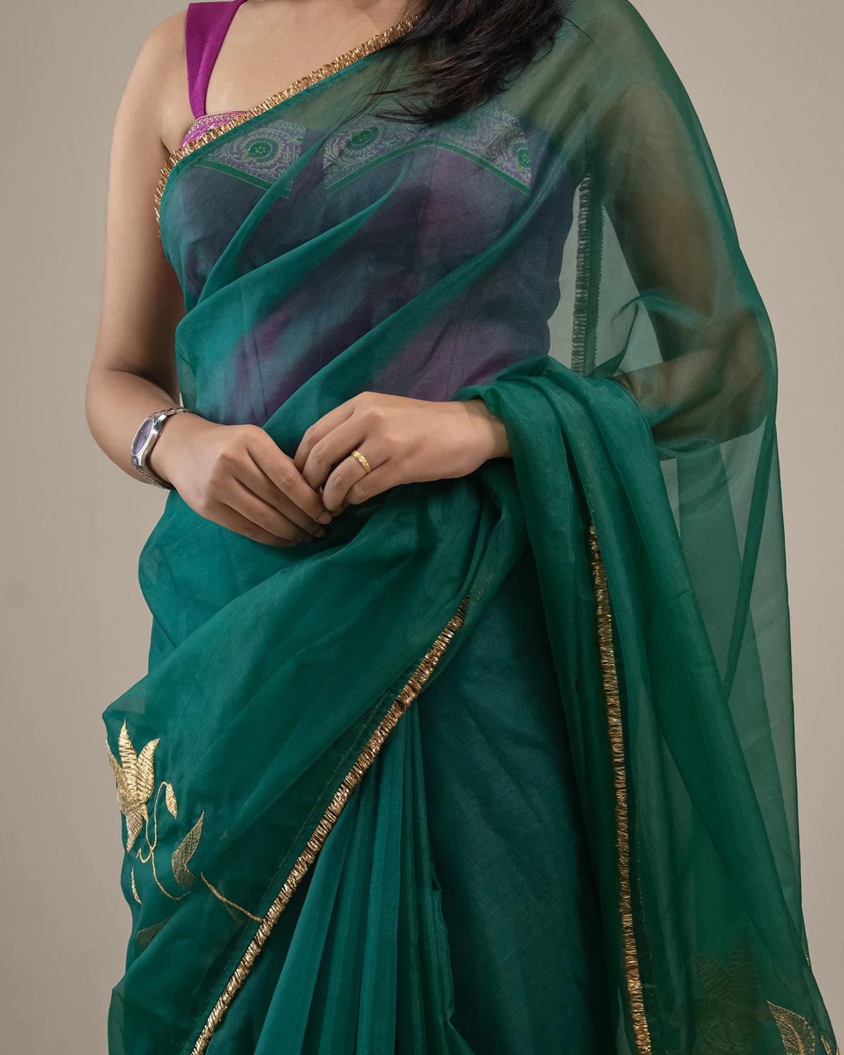 Aranyi Padma Zari Saree