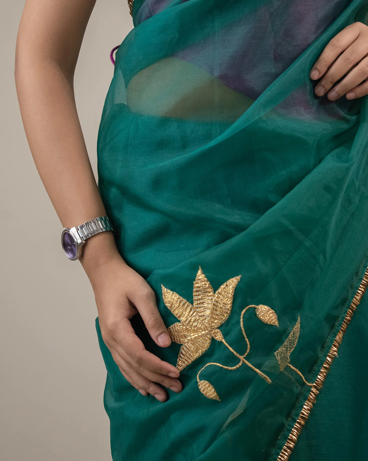 Aranyi Padma Zari Saree