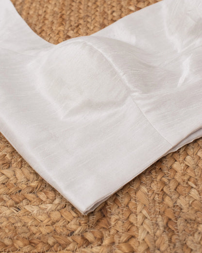 Ivory Curve Solid Blouse