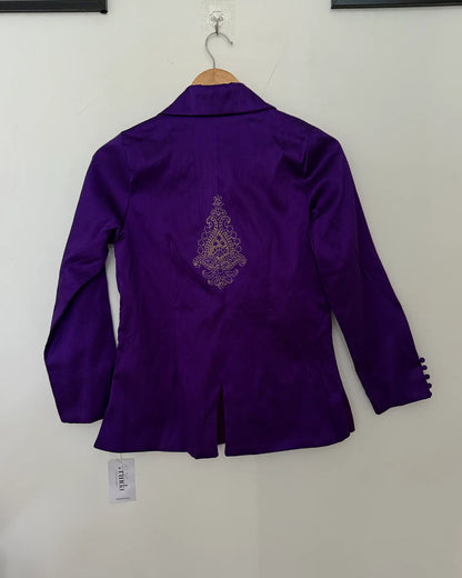 Binodini Purple Jacket