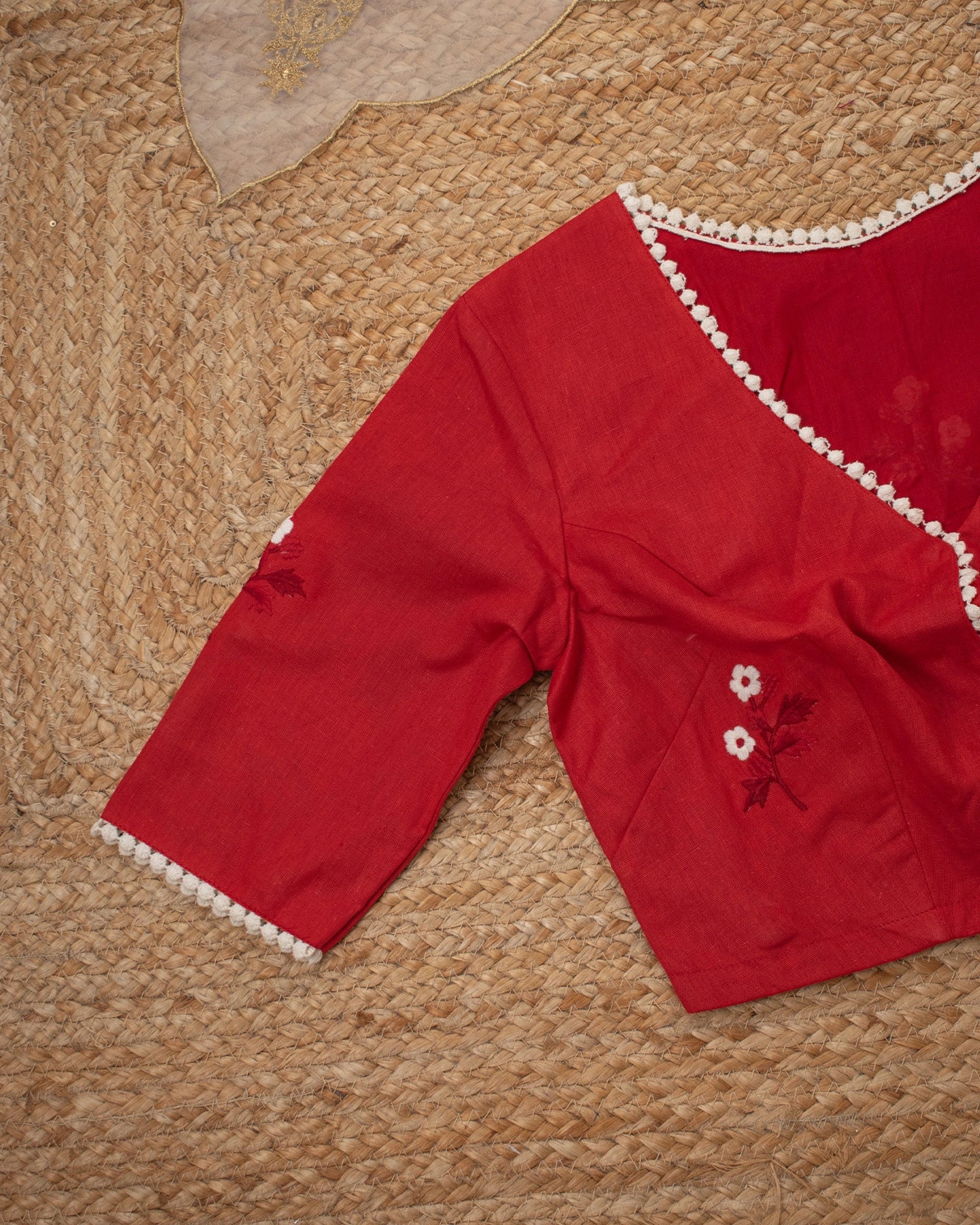 Blossom Red Blouse