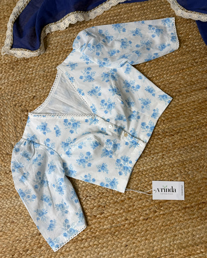 Blue Florin Blouse