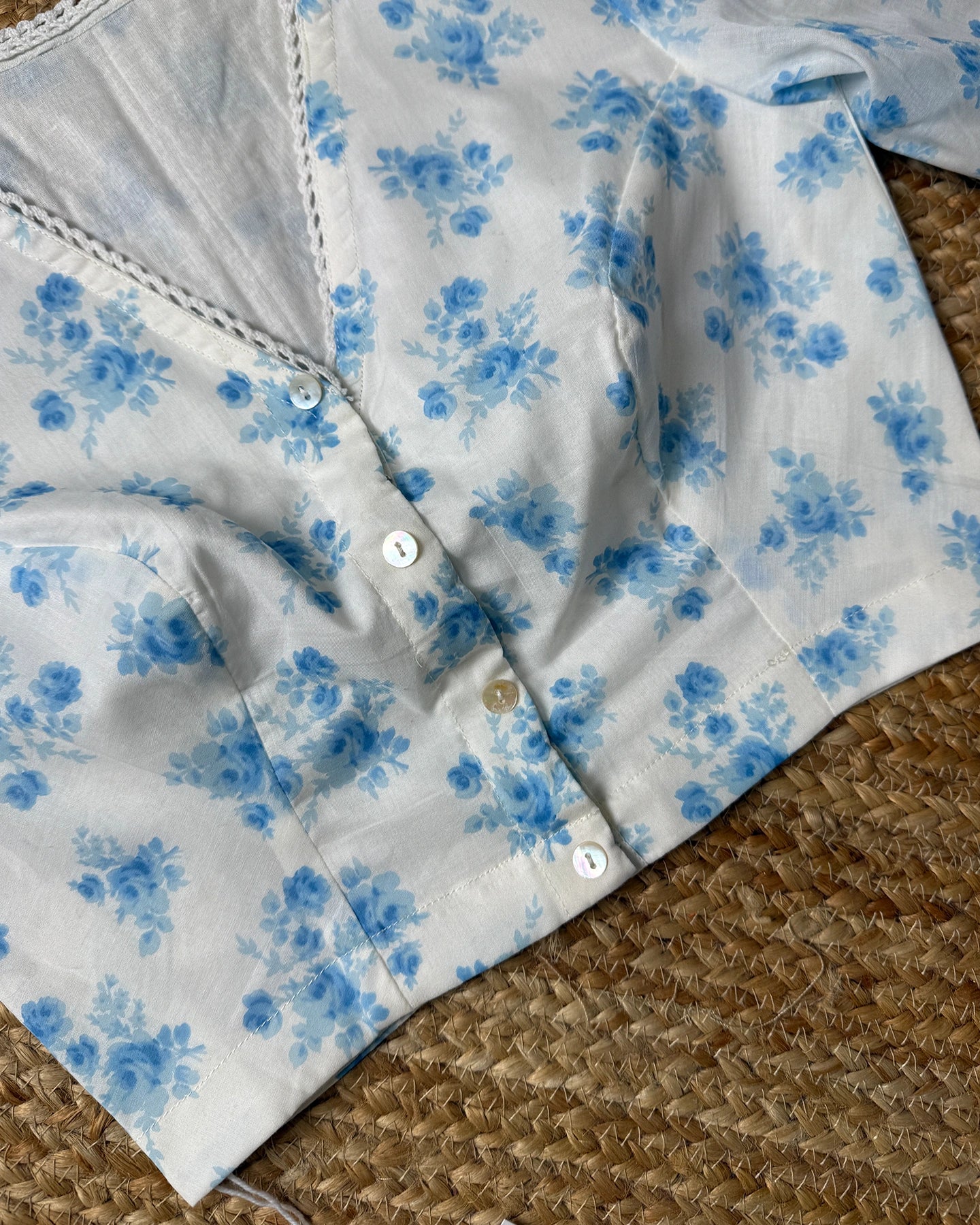 Blue Florin Blouse