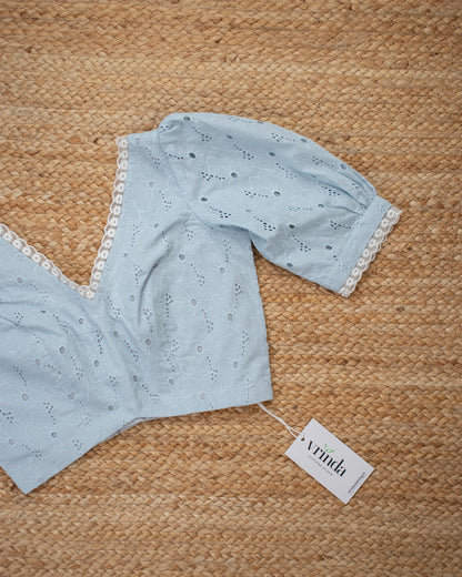 Blue Magnolia Blouse