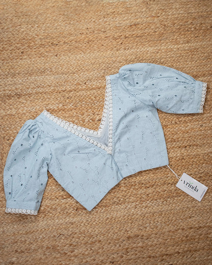 Blue Magnolia Blouse