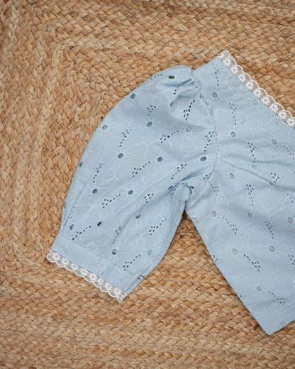 Blue Magnolia Blouse