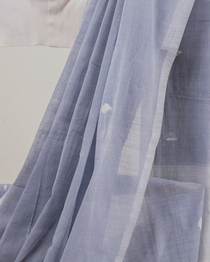 Bristi Ash Grey Saree