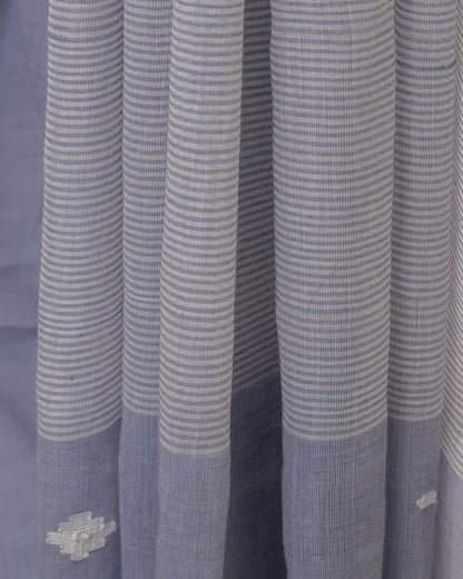 Bristi Ash Grey Saree