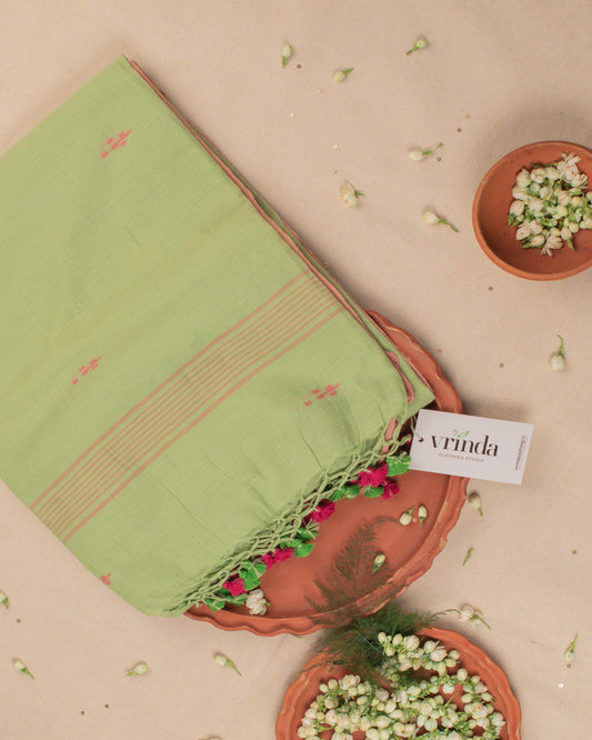 Bristi Pistachio Saree
