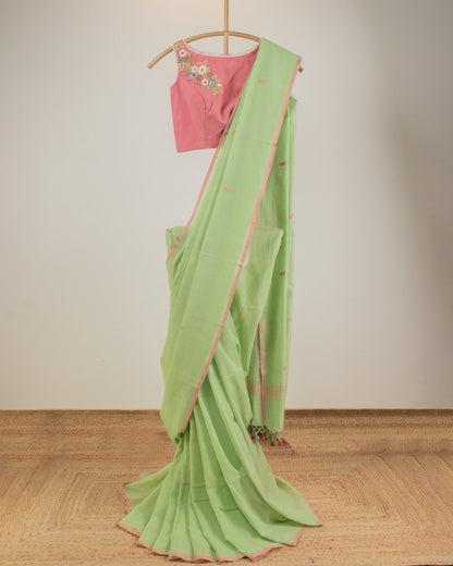Bristi Pistachio Saree