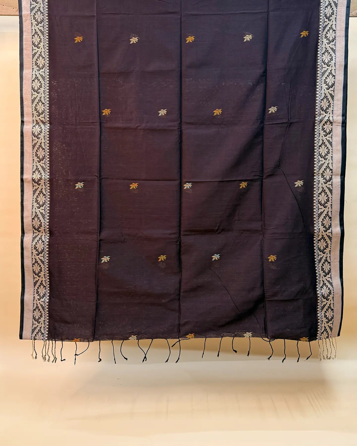 Amravati Brown Tangail Saree