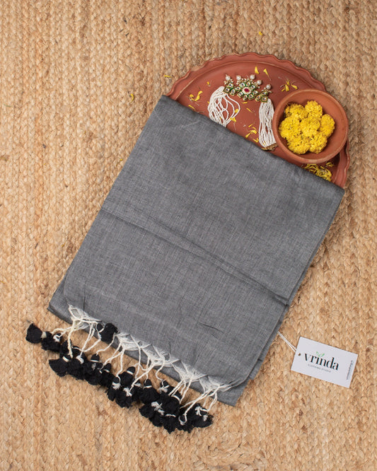 Charcoal Dust Saree