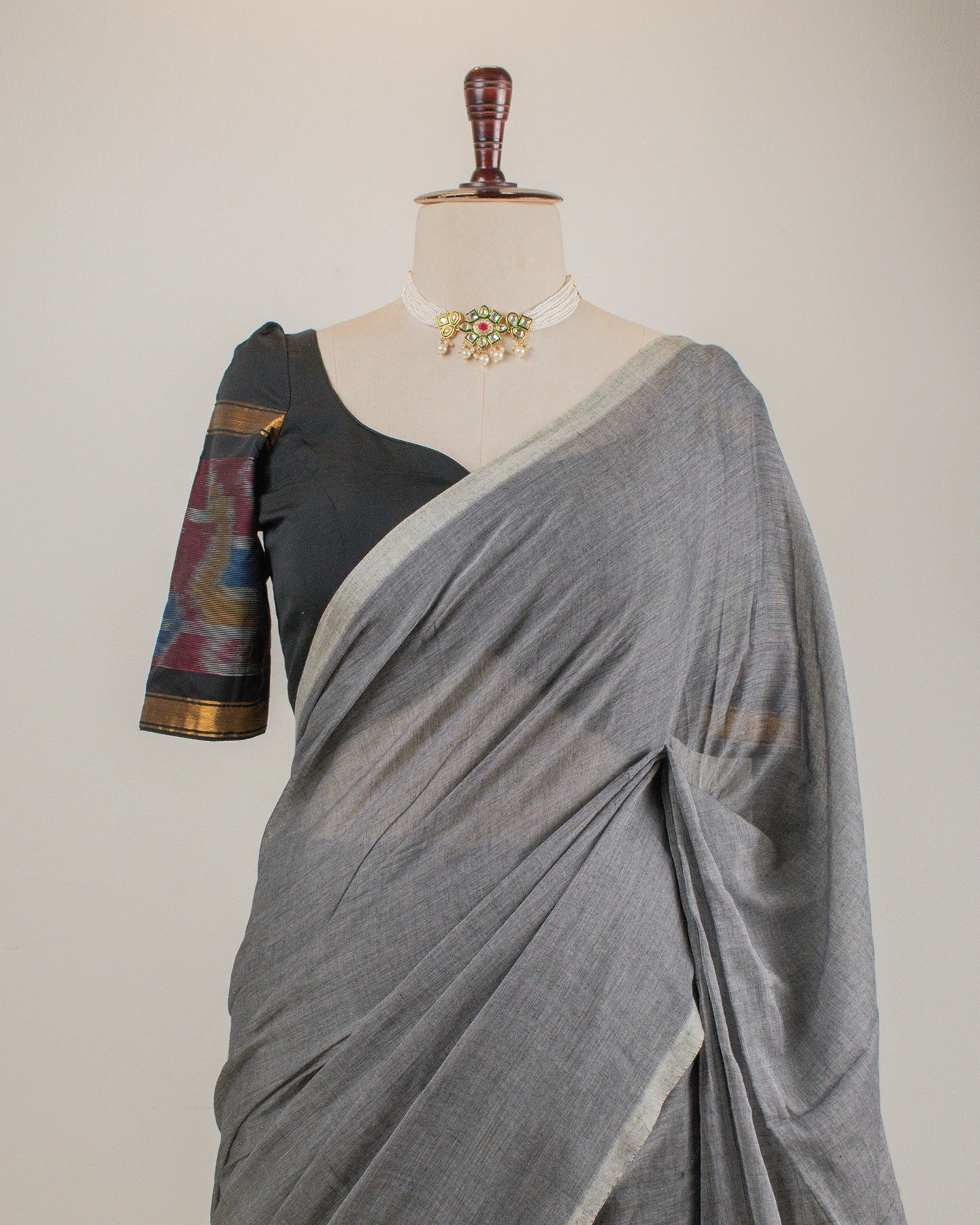 Charcoal Dust Saree