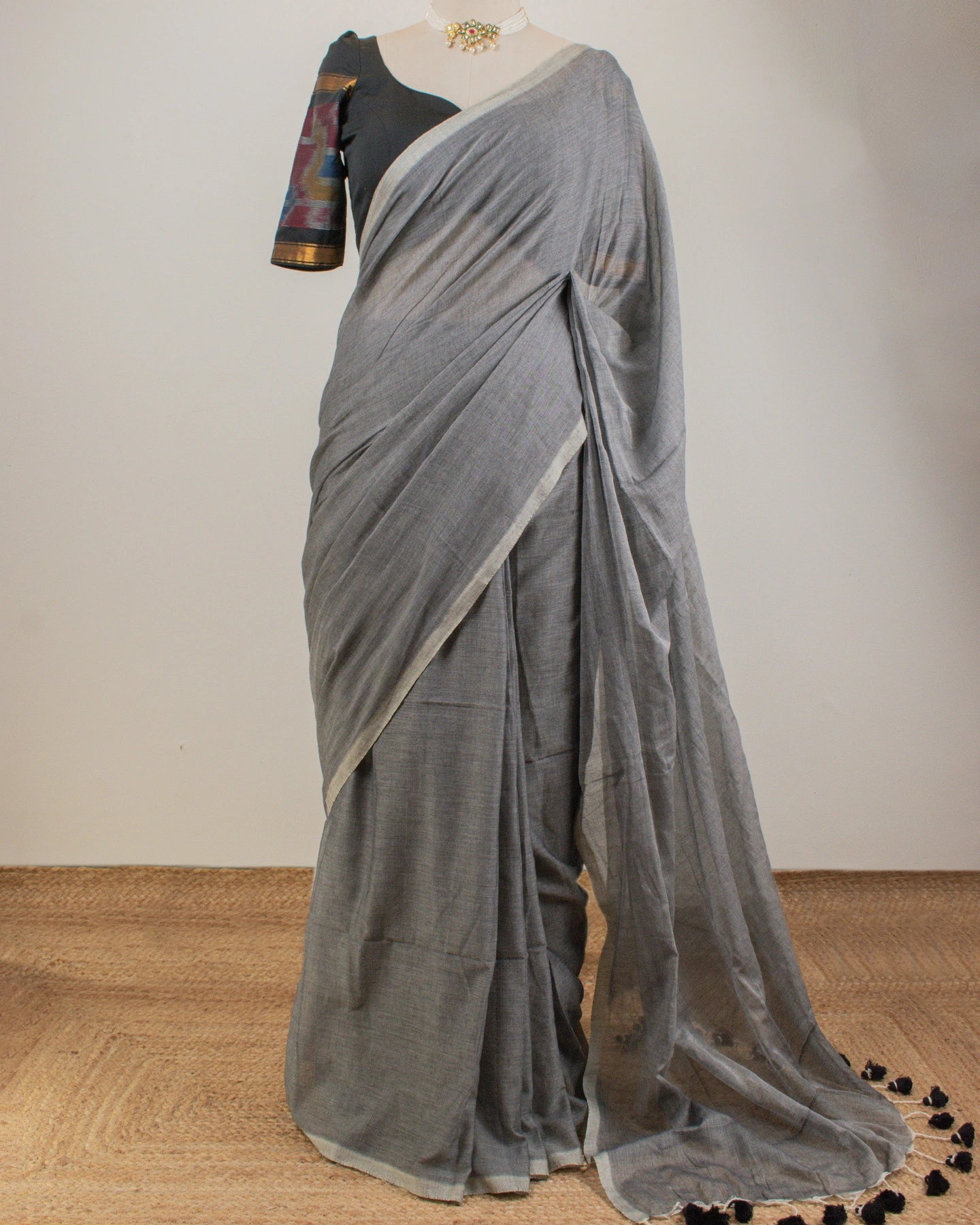 Charcoal Dust Saree