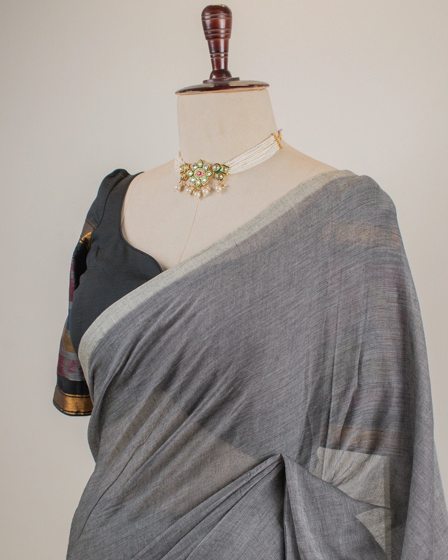 Charcoal Dust Saree