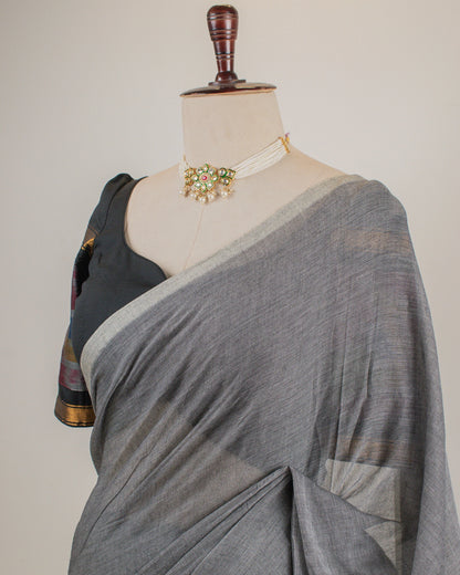 Charcoal Dust Saree