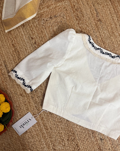 Charulatha Ivory Blouse