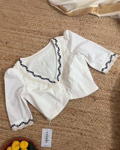 Charulatha Ivory Blouse