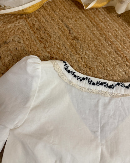 Charulatha Ivory Blouse