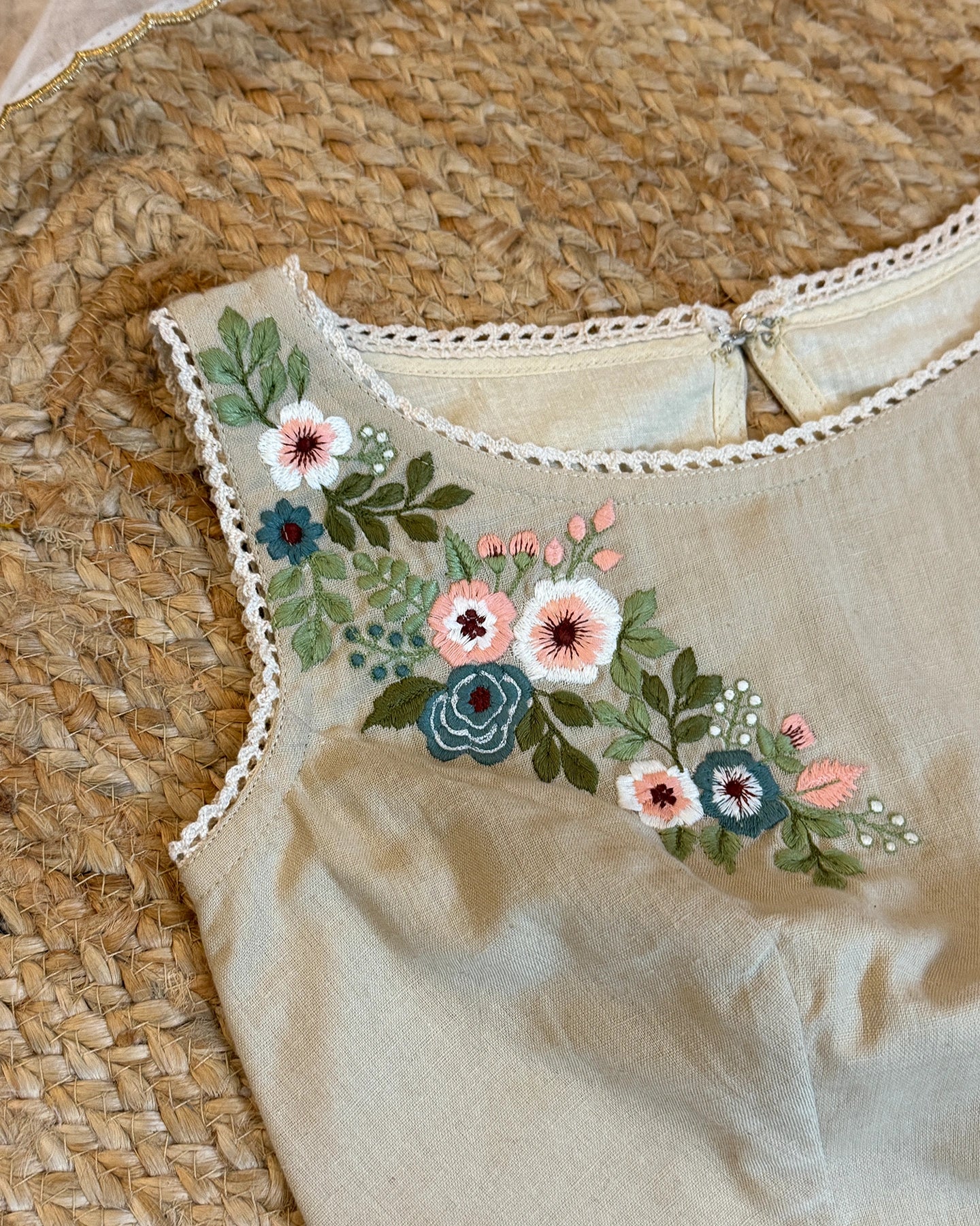 Country Fields Beige Blouse