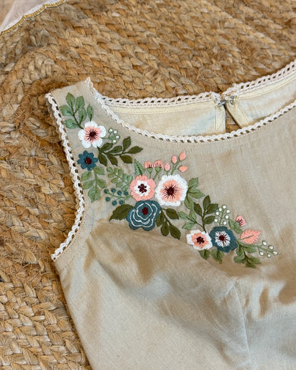 Country Fields Beige Blouse