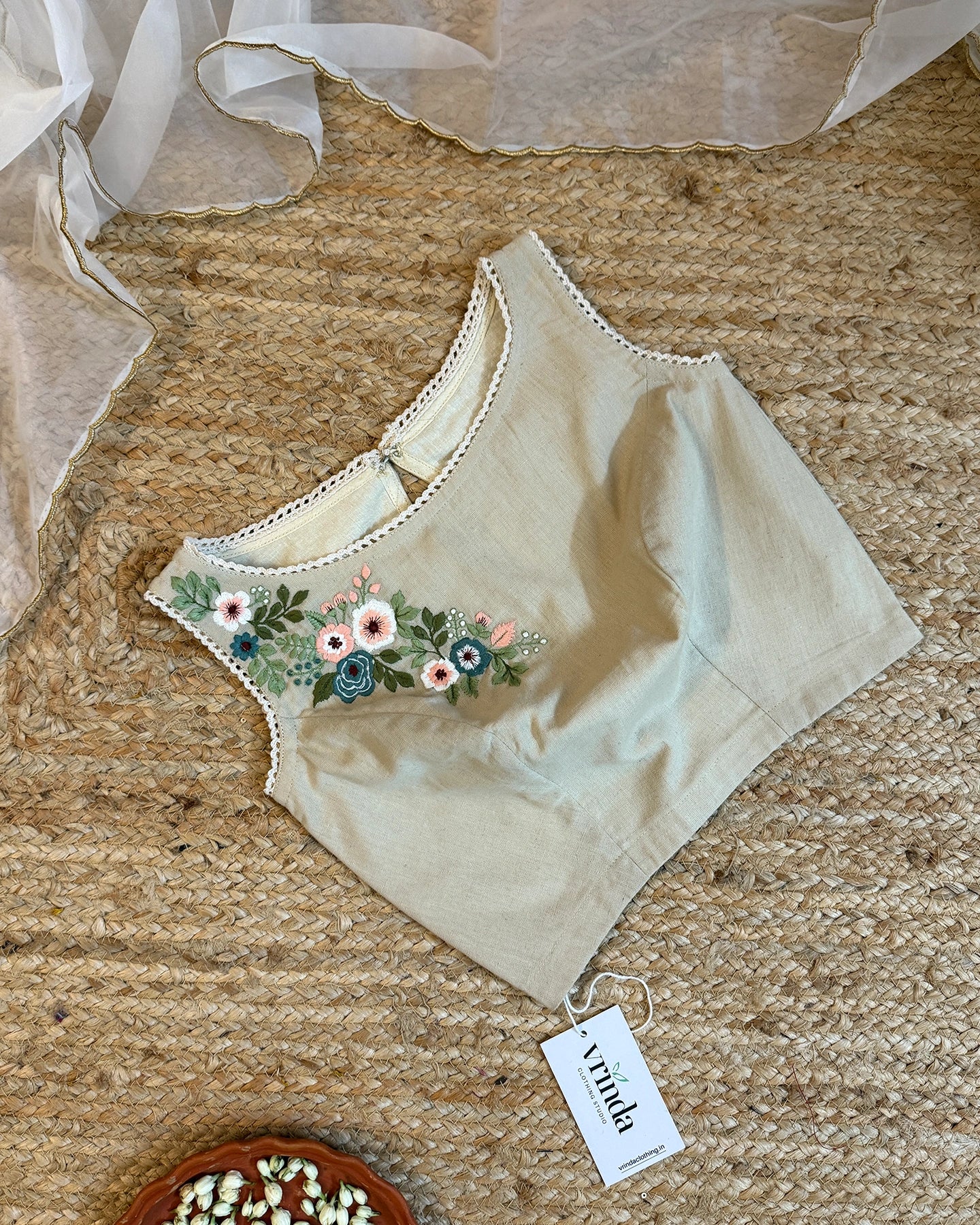 Country Fields Beige Blouse