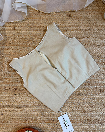 Country Fields Beige Blouse
