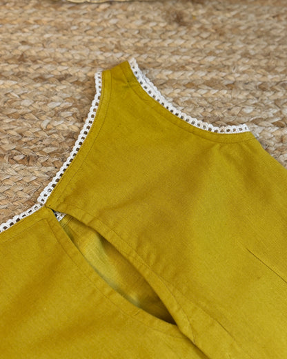 Country Fields Mustard Blouse