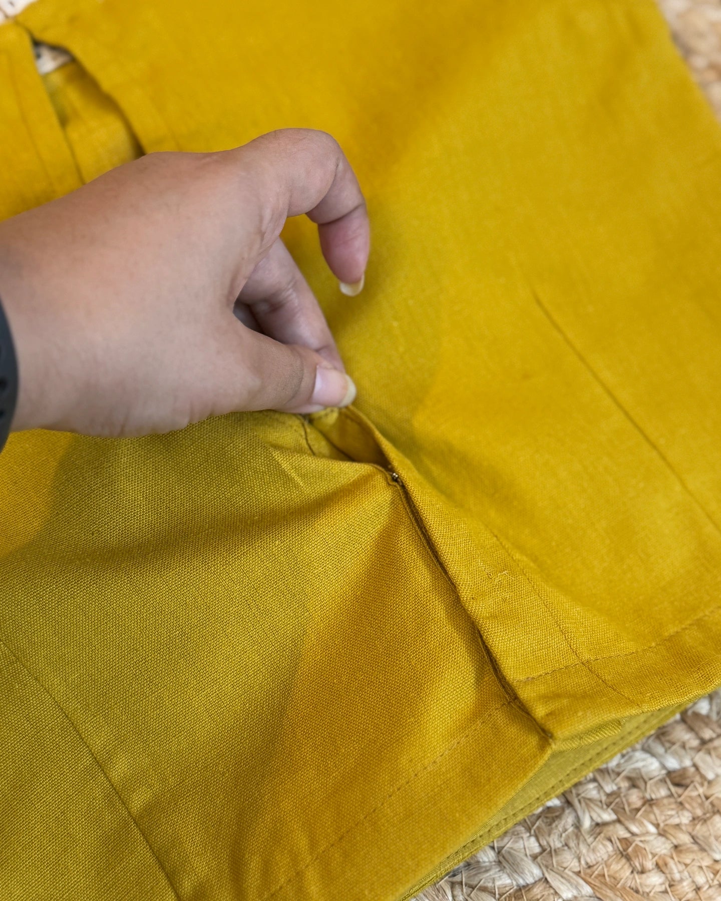 Country Fields Mustard Blouse