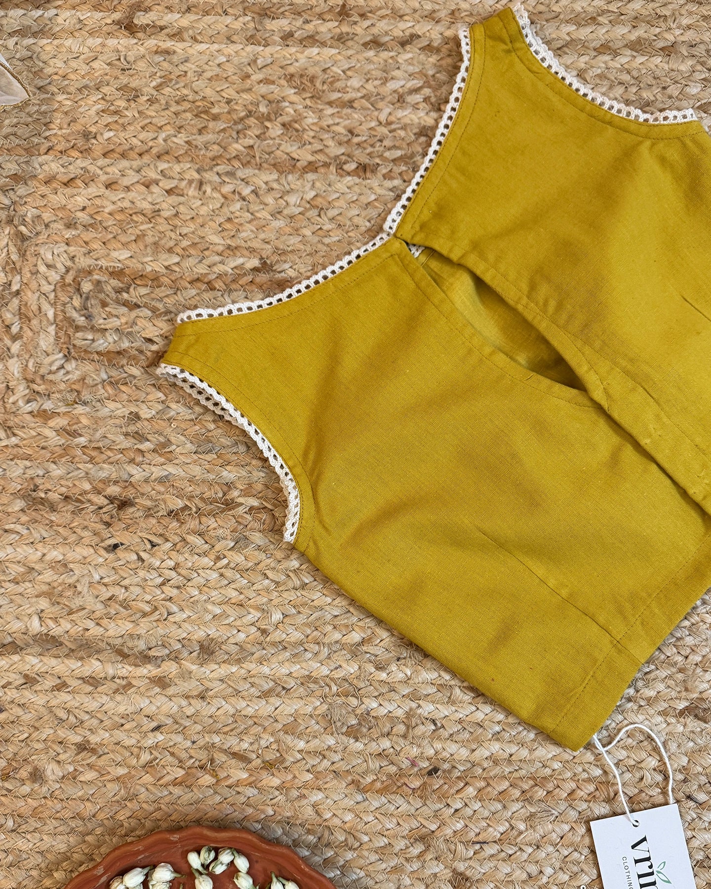 Country Fields Mustard Blouse