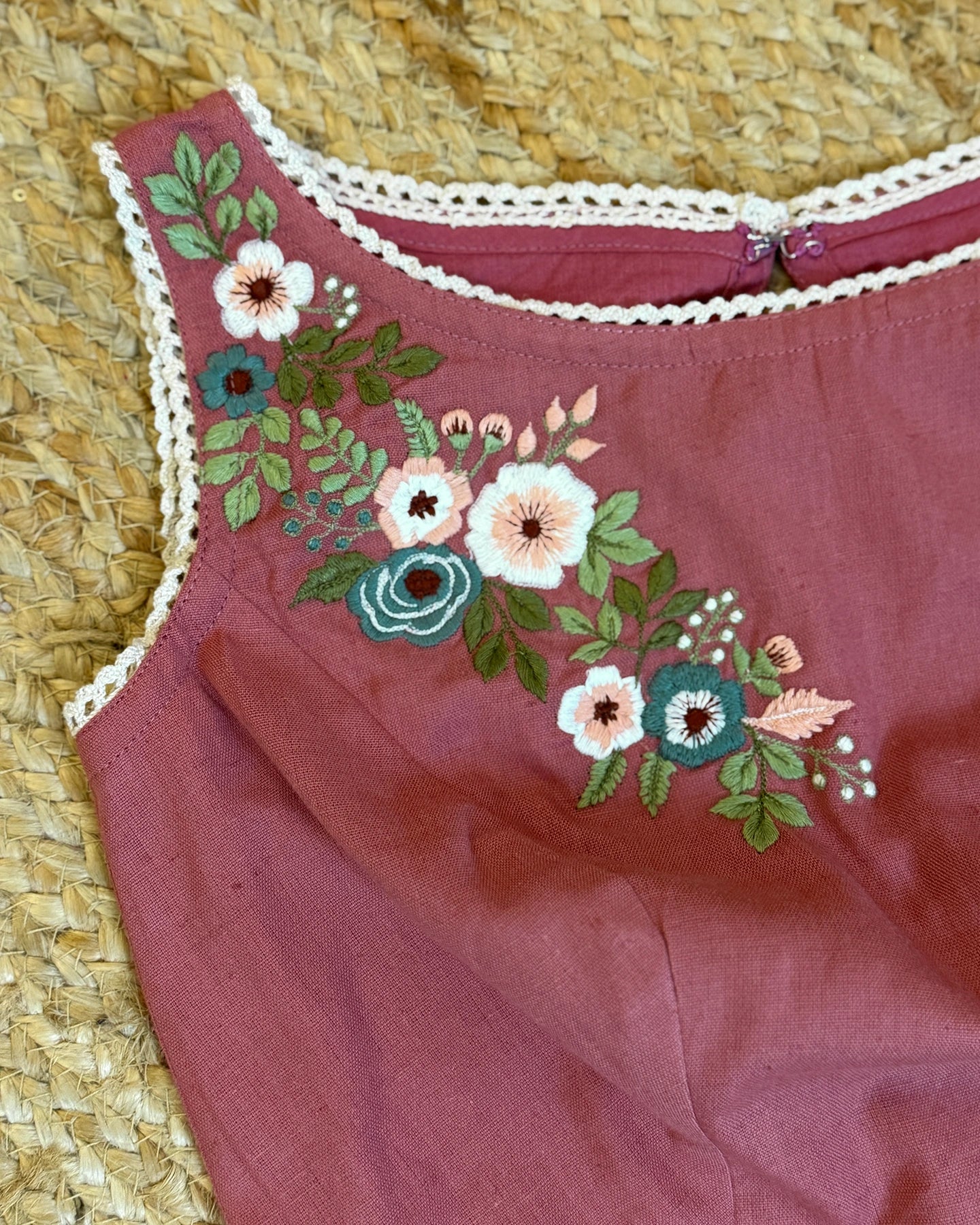 Country Fields Nude Pink Blouse