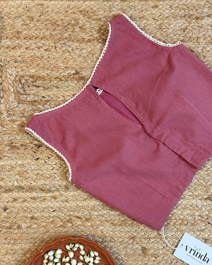 Country Fields Nude Pink Blouse