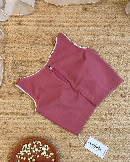 Country Fields Nude Pink Blouse